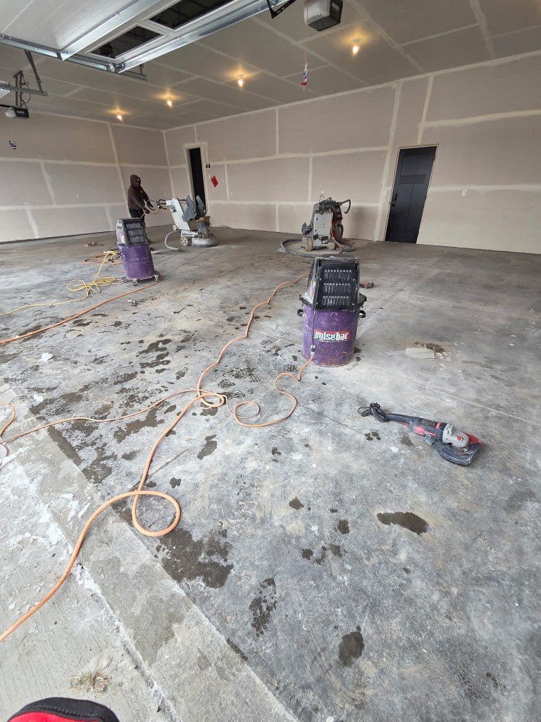 Gallery photos for Flaked Epoxy Garage Floor Upgrade in Hudson WI: Image #2
