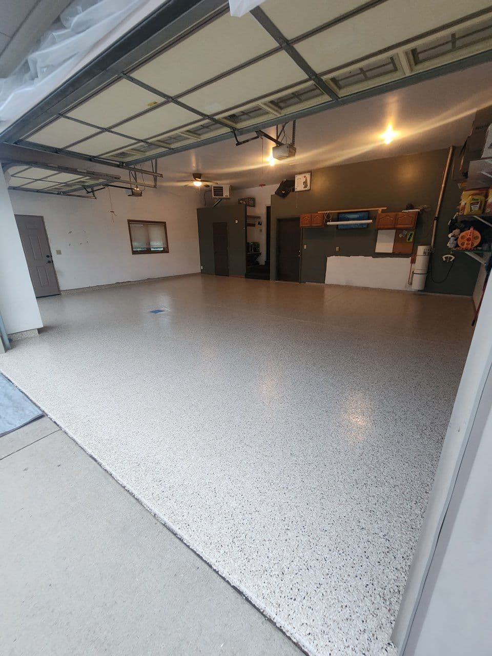 Revive Your Garage with Flaked Epoxy Flooring image