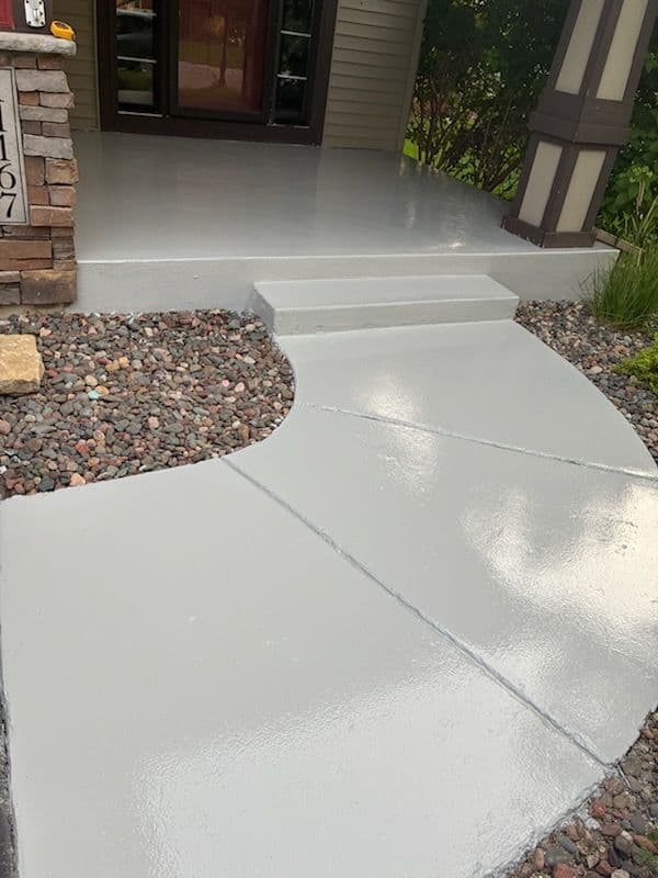 Project Porch and Patio Revamp with Polyaspartic Coating image