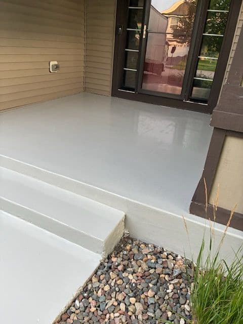 Porch and Patio Revamp with Polyaspartic Coating